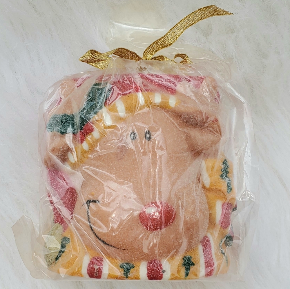 K's Collection Christmas reindeer candleholder